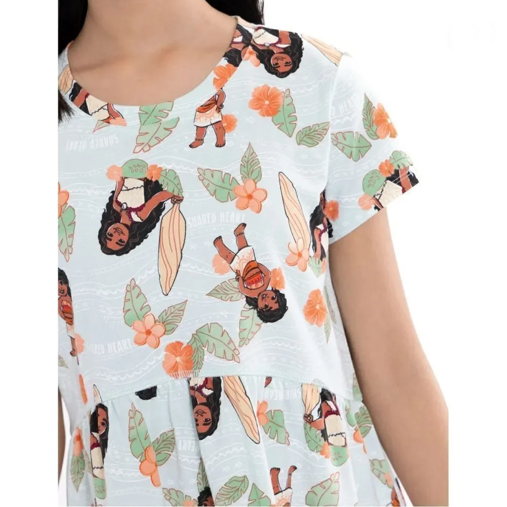 Girls Disney Moana 2 Casual Dress Size M
